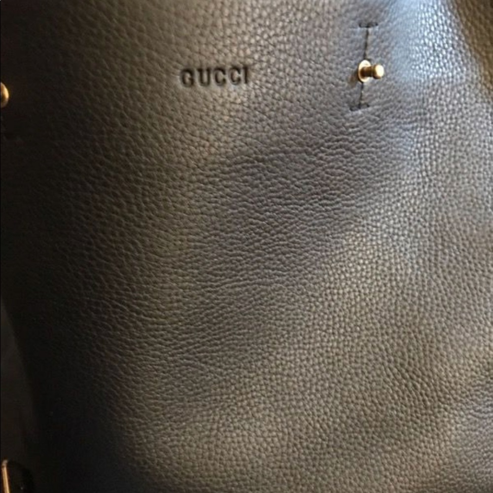 Gucci snake print backpack